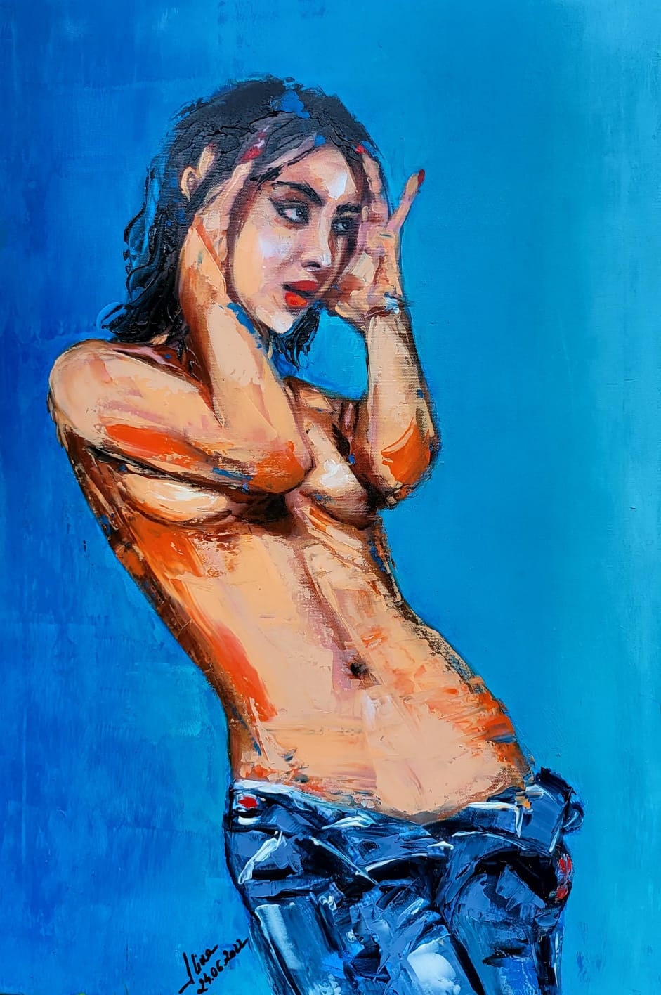 ArteDiAlina.com painting: You drive me crazy